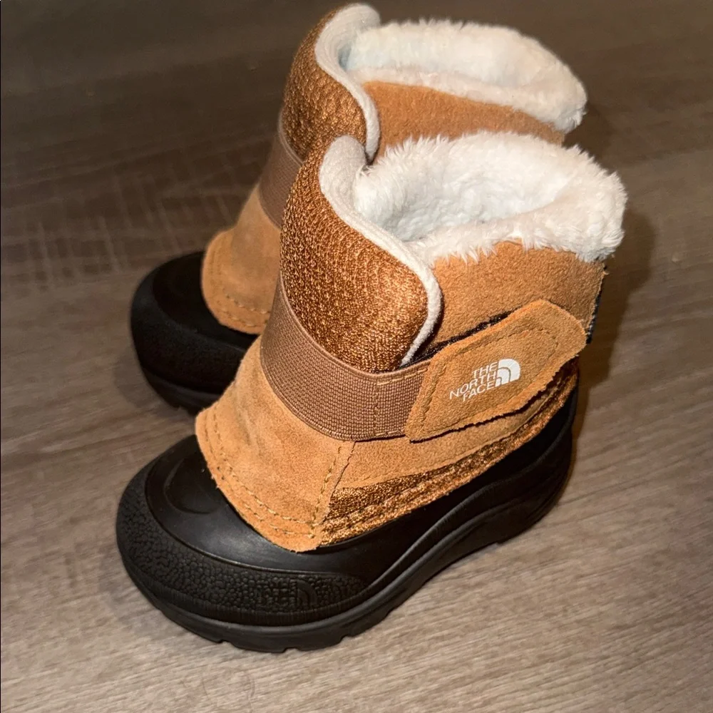 The North Face Kids Brown and Black Winter Boots